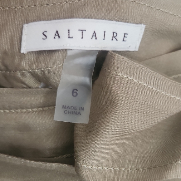 Saltaire Silk Tie-Waist Skirt - Picture 2 of 6